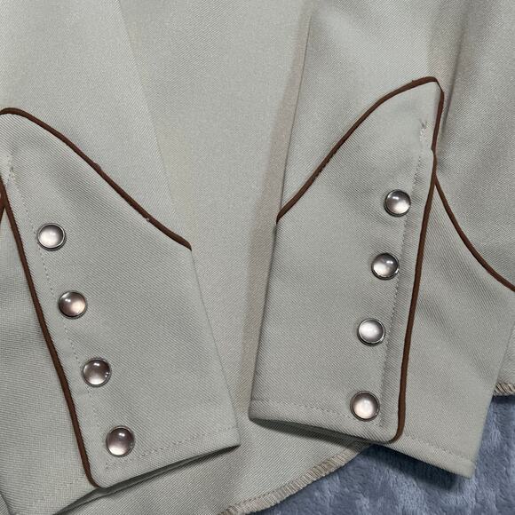 H Bar C Nevada Shirt 32 Vintage California Ranchwear Pearl Snap Rodeo Rockabilly - Picture 5 of 12